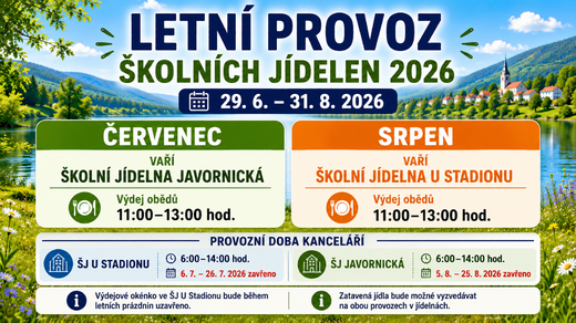 Letní provoz 2026